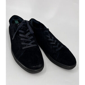 Kenneth Cole Kam Blue Suede Leather Lace Up Sneakers Shoe Round Toe Men's 10